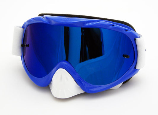 RNR HYBRID NOBO BLUE MIRRORED LENS, NOBO BLUE GOGGLE, GH441M, MIRRORED LENS