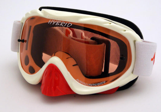 RNR HYBRID WHITE/RED TEAR OFF, WHITE/RED LIMITED EDITION GOGGLE, GH225TO, TEAR OFF