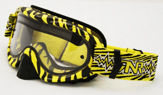 RNR HYBRID WILD YL/BK VENTED LENS, WILD YELLOW & BLACK GOGGLE, GH368DV, VENTED LENS