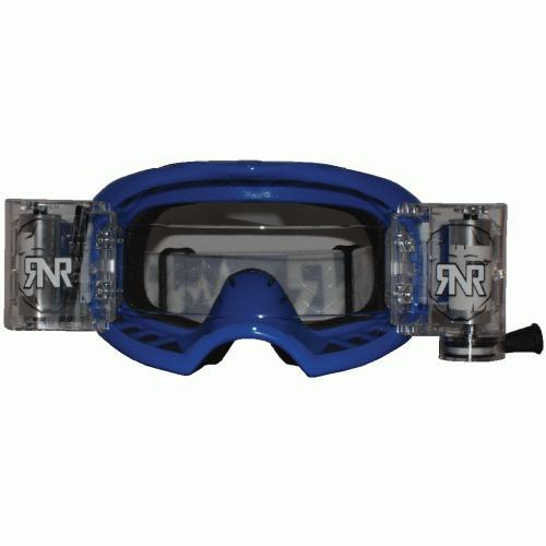 RNR COLOSSUS BLUE WVS-V.2 48mm, BLUE GOGGLE, WIDE VISION SYSTEM, GXC44, ROLL & TEAR OFF