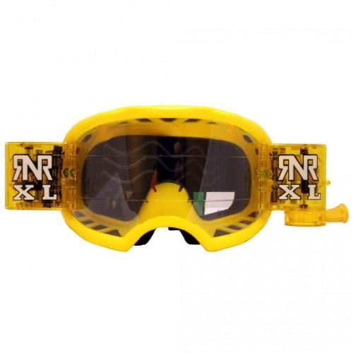 RNR COLOSSUS YELLOW XL ROLL & TEAR OFF, YELLOW GOGGLE, 36MM ROLL OFF, GX48XL, ROLL & TEAR OFF