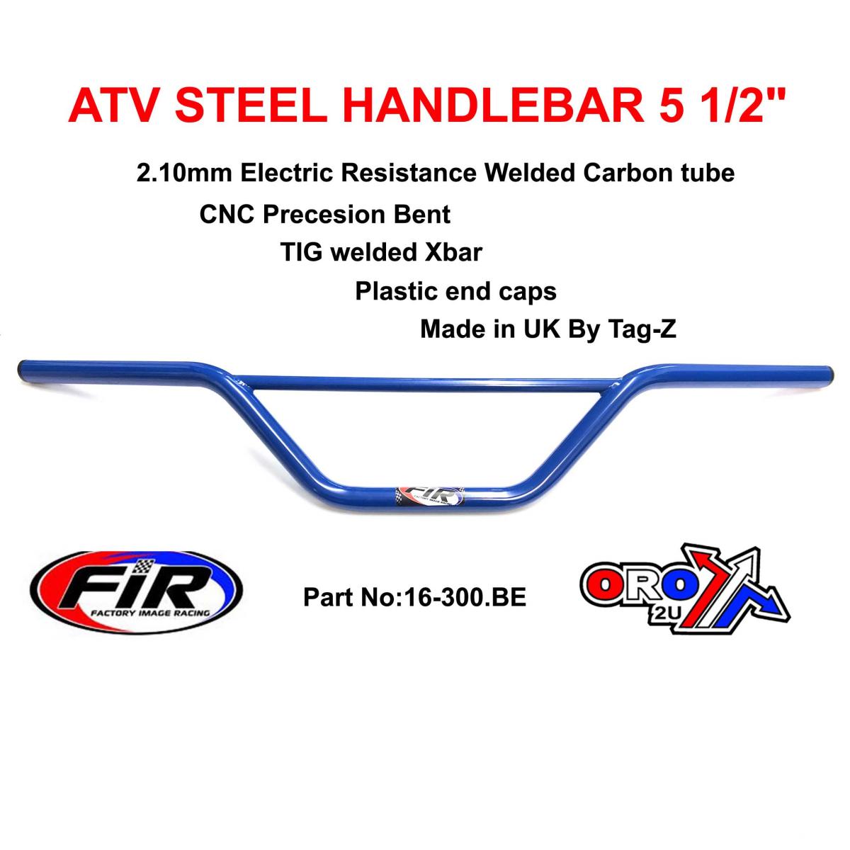 Factory Image Racing handlebars in blue product photo