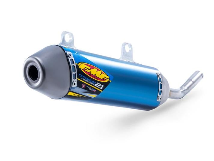 Titanium Powercore 2.1 Shorty Exhaust Silencer 17-19 KTM Husqvarna 250 300 - FMF 025214