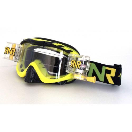 £18+VAT WHILST STOCKS LAST, RNR HYBRID YELLOW FULLY LOADED ROLL OFF, YELLOW GOGGLE GH48, ROLL & TEAR OFF