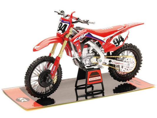 MODEL DIE CAST HONDA HRC TEAM, CRF 450 R KEN ROCZEN #94, SCALE 1:12, NEWRAY 58263
