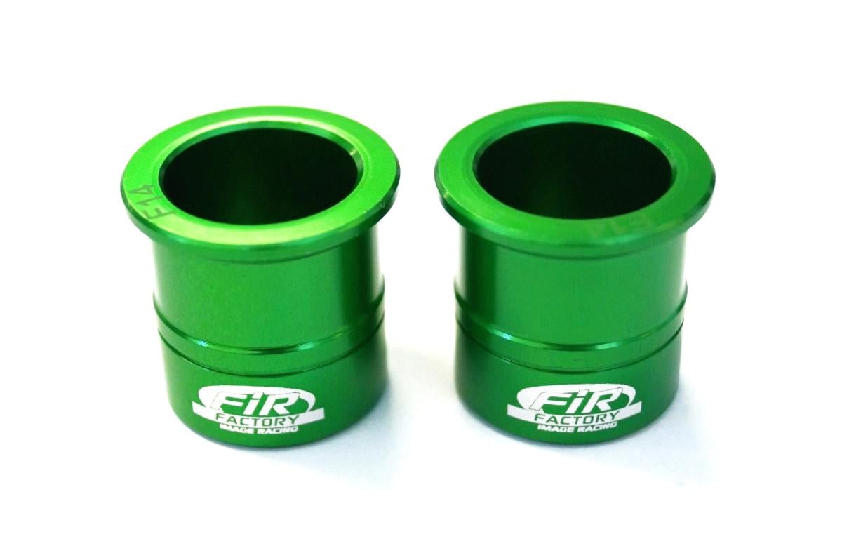Factory Image Racing Wheel Spacer Kit Front KX KXF, FIR ASWS-14 Green, 92152-0324