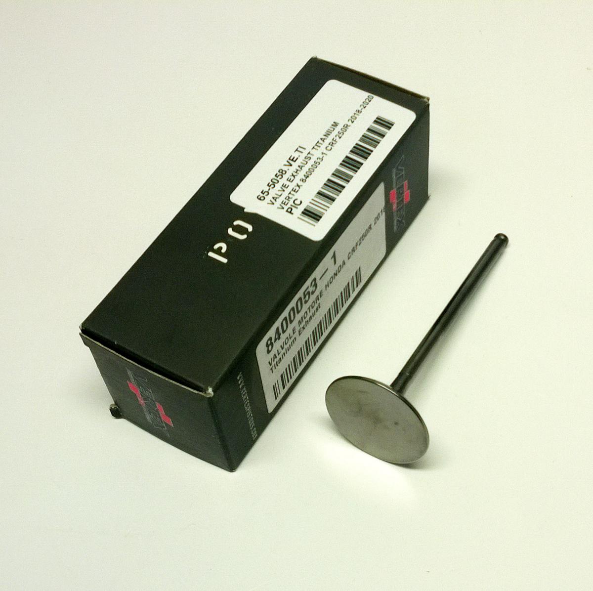 VALVE EXHAUST TITANIUM, VERTEX 8400053-1 CRF250R 2018-2025