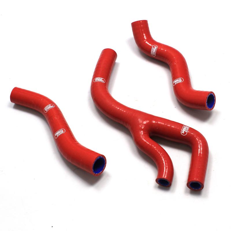 COOLANT HOSE 3 PIECE KIT RED 98-99 HONDA 125 CR 125 R SAMCO SPORT HON-102-RD