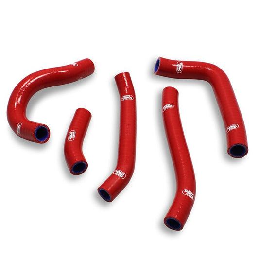 COOLANT HOSE 5 PIECE KIT RED 16-17 HONDA 250 CRF R OEM DESIGN SAMCO SPORT HON-104-RD