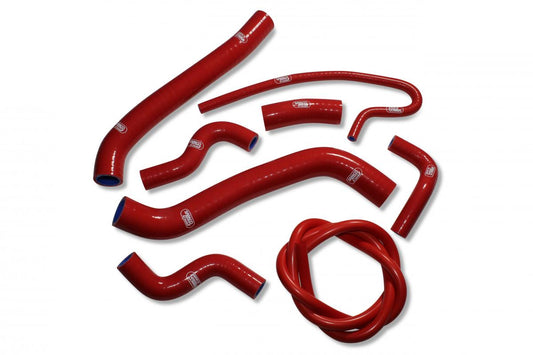 COOLANT HOSE 7 PIECE KIT RED 19-23 CRF450L 21-26 CRF450RL HONDA, SAMCO SPORT HON-120-RD