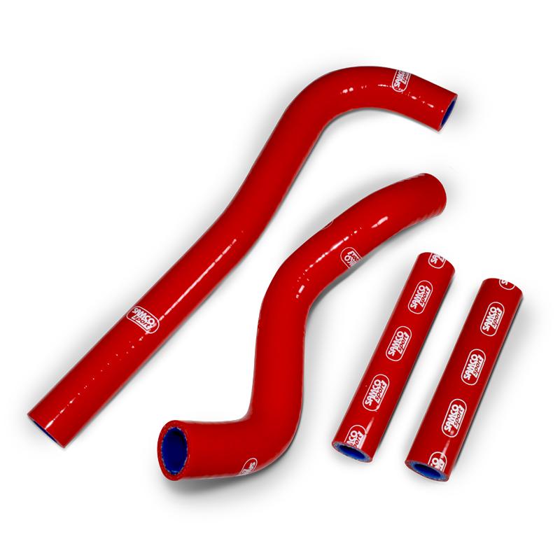 COOLANT HOSE 4 PIECE KIT RED 07-26 HONDA 150 CRF R SAMCO SPORT HON-33-RD