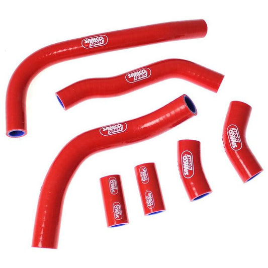 COOLANT HOSE 7 PIECE KIT RED 09-12 HONDA 450 CRF R OEM DESIGN SAMCO SPORT HON-81-RD