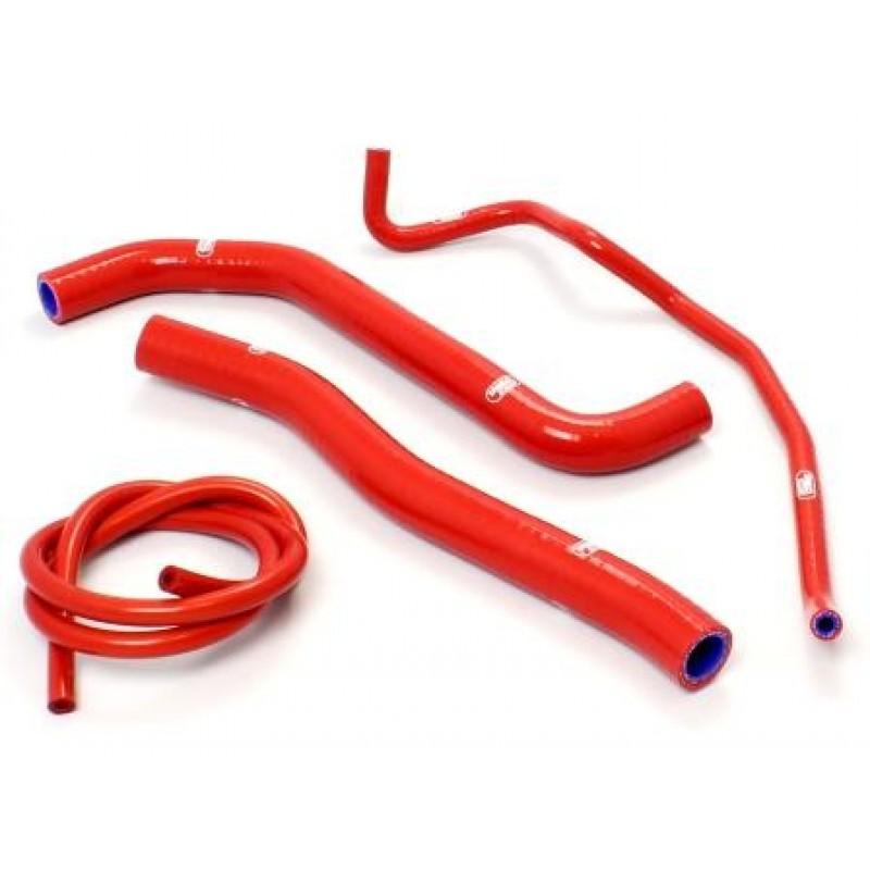 COOLANT HOSE 4 PIECE KIT RED HONDA 250 CRF L RALLY SAMCO SPORT HON-90-RD
