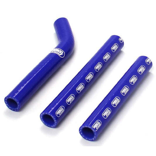 COOLANT HOSE 3 PIECE KIT BLUE 12-16 KTM 125 200 TE EXC XC-W THERMO BYPASS SAMCO KTM-52-BU