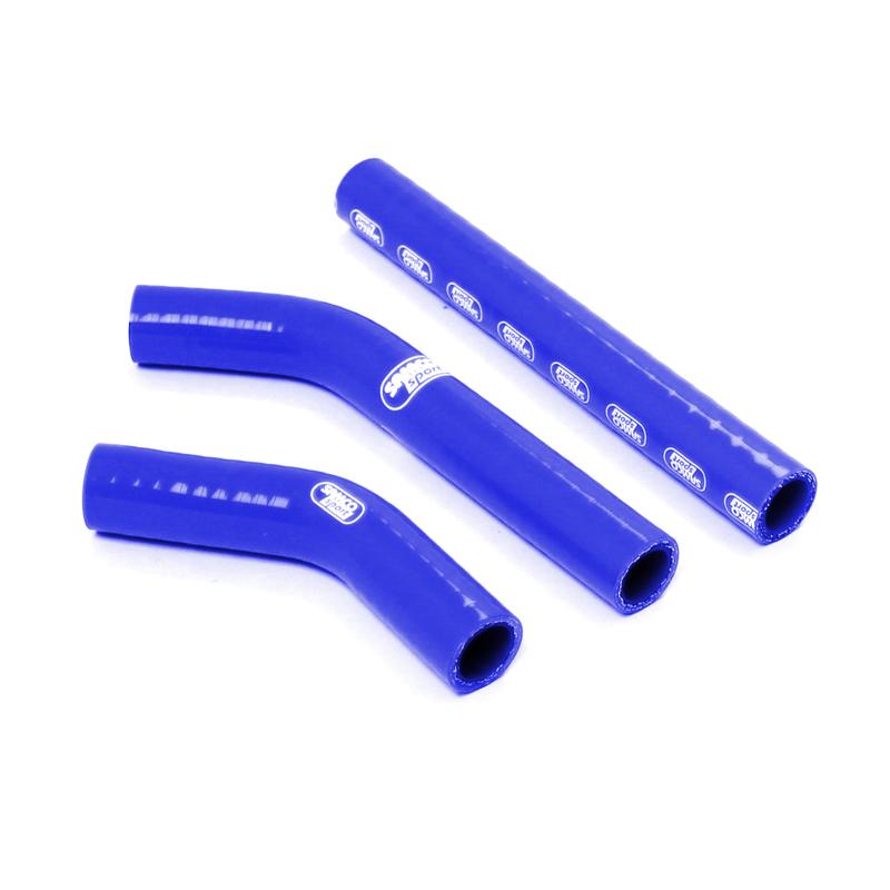 COOLANT HOSE 3 PIECE KIT BLUE 08-12 HUSA KTM 250 300 EXC XC-W THERMO BYPASS SAMCO KTM-44-BU