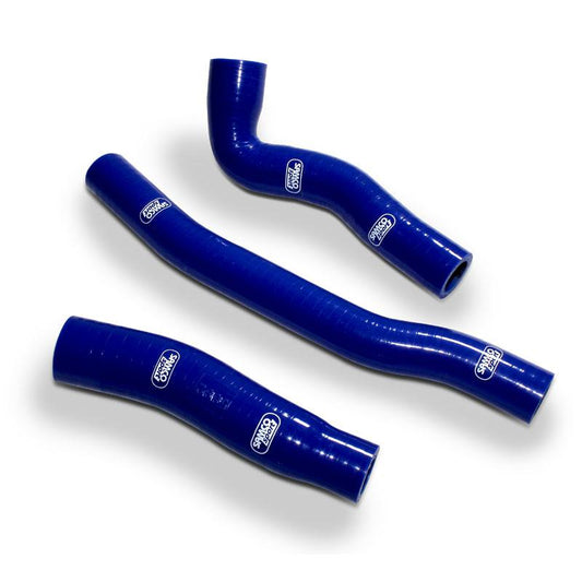 COOLANT HOSE 3 PIECE KIT BLUE 20-23 HUSQ 150 EXC TPI THERMOSTAT BYPASS SAMCO KTM-121-BU