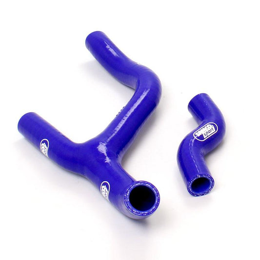 COOLANT HOSE 2 PIECE KIT BLUE KTM HUSQ 250 350 FC SX-F XC-F 'Y' DESIGN SAMCO KTM-39-BU