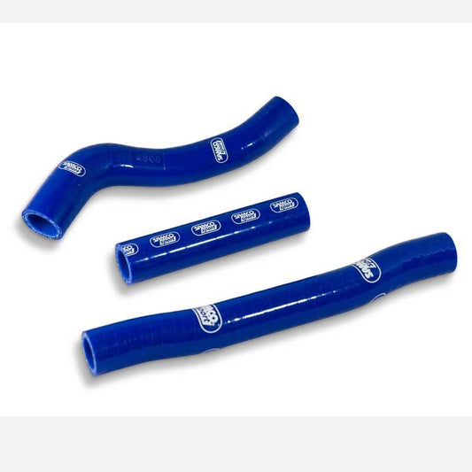 COOLANT HOSE 3 PIECE KIT BLUE 16-19 HUSQ KTM 250 350 THERMOSTAT BYPASS SAMCO KTM-80-BU