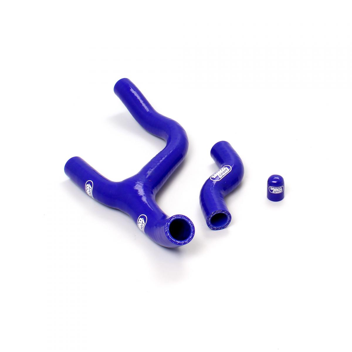 COOLANT HOSE 4 PIECE KIT BLUE 12-16 HUSQ KTM 250 350 EXC-F THERMO BYPASS SAMCO KTM-43-BU