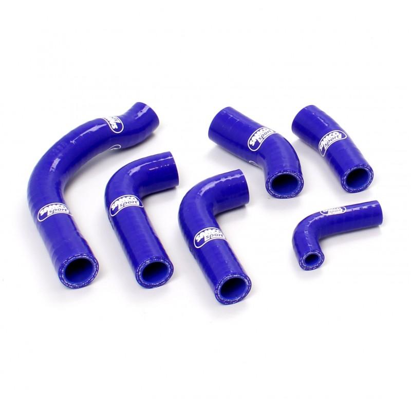COOLANT HOSE 6 PIECE KIT BLUE 12-16 HUSQ KTM 250 350 OEM DESIGN SAMCO SPORT KTM-58-BU