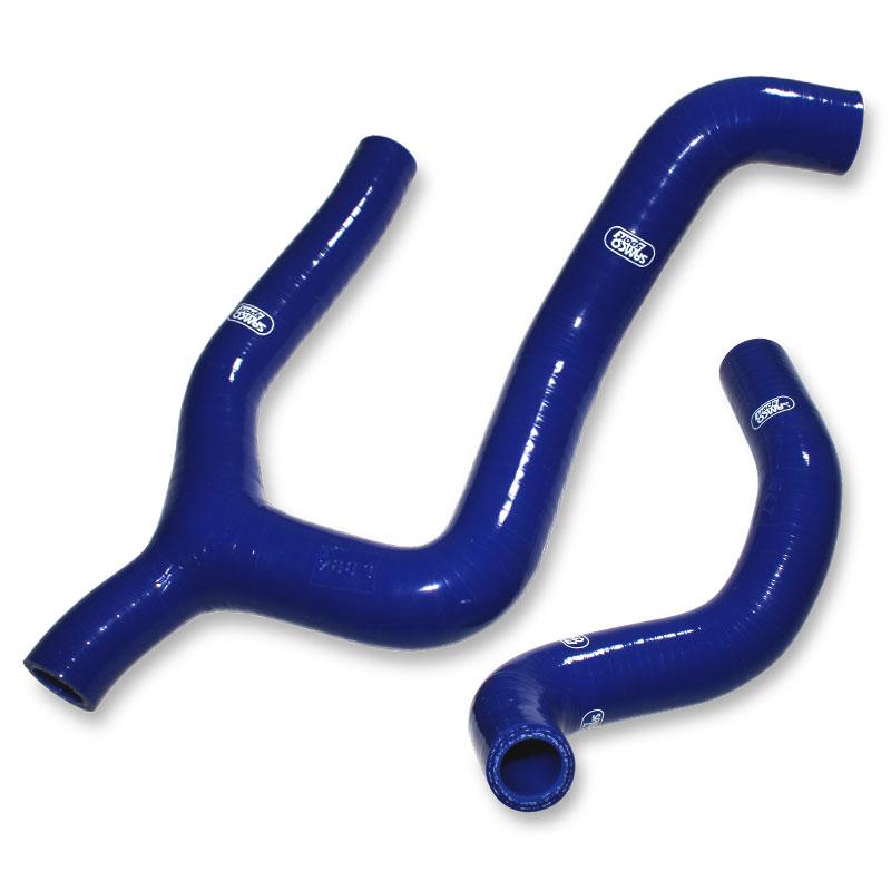 COOLANT HOSE 2 PIECE KIT BLUE 19-23 KTM HUSQ GAS 350 THERMOSTAT BYPASS SAMCO KTM-110-BU