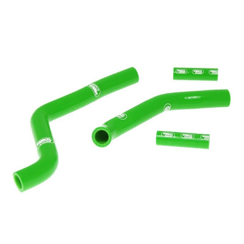 COOLANT HOSE 4 PIECE KIT GREEN 87-89 KAWASAKI 250 KX SAMCO SPORT KAW-43-GN