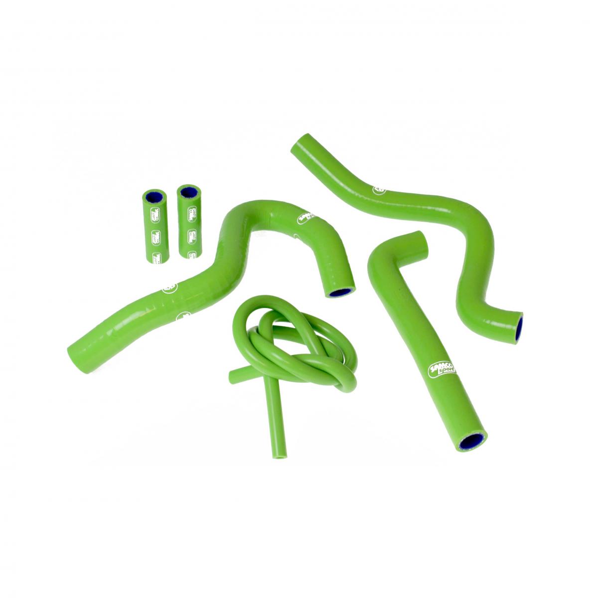COOLANT HOSE 6 PIECE KIT GREEN 94-98 KAWASAKI 250 KX SAMCO SPORT KAW-27-GN