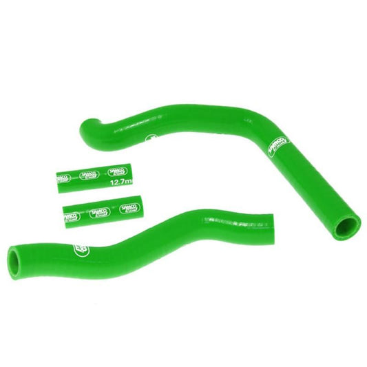 COOLANT HOSE 4 PIECE KIT GREEN 05-08 KAWASAKI 250 KX SAMCO SPORT KAW-32-GN