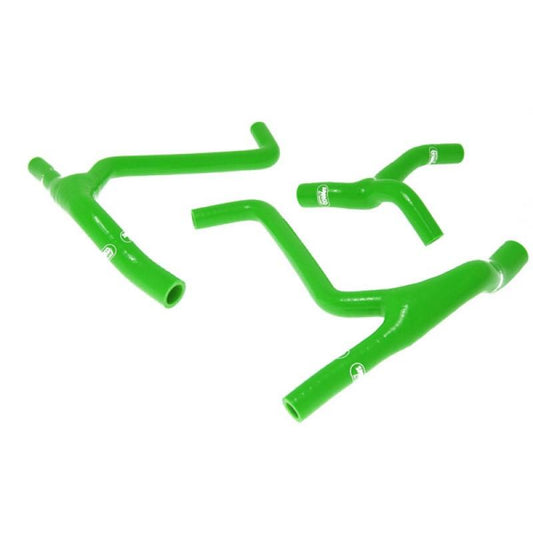 COOLANT HOSE 3 PIECE KIT GREEN 09 KAWASAKI 450 KX F SAMCO SPORT KAW-35-GN