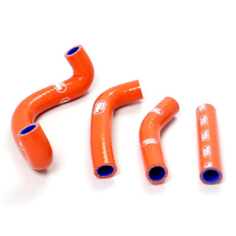 COOLANT HOSE 4 PIECE KIT ORANGE 09-11 KTM 50 SX SAMCO SPORT KTM-30-OR
