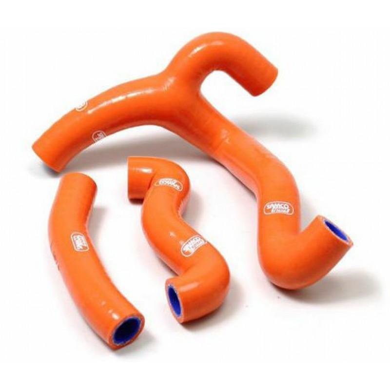 COOLANT HOSE 3 PIECE KIT ORANGE 12-23 GAS GAS HUSQVARNA KTM 50 SAMCO SPORT KTM-45-OR
