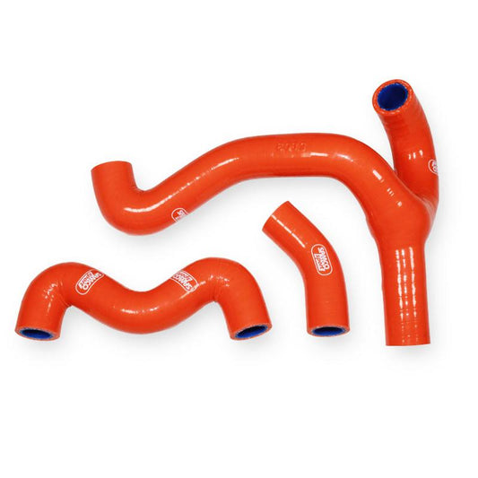 COOLANT HOSE 3 PIECE KIT ORANGE 18-23 HUSQVARNA KTM 50 'Y' RACE DESIGN SAMCO KTM-101-OR