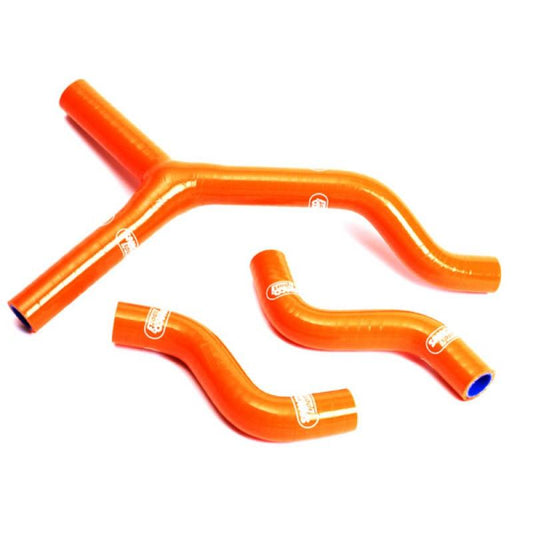 COOLANT HOSE 3 PIECE KIT ORANGE 07 KTM 250 EXC-F XCF-W SAMCO SPORT KTM-9-OR