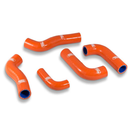 COOLANT HOSE 5 PIECE KIT ORANGE 12-13 KTM 250 FE EXC-F XCF-W SAMCO SPORT KTM-84-OR