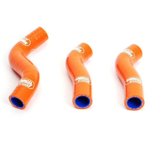 COOLANT HOSE 3 PIECE KIT ORANGE 07-10 KTM 250 SX-F SAMCO SPORT KTM-7-OR