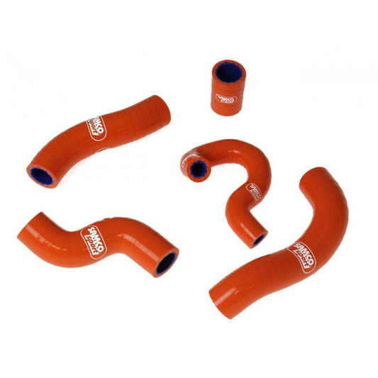 COOLANT HOSE 5 PIECE KIT ORANGE 12-16 KTM HUSQVARNA 450 500 SAMCO SPORT KTM-48-OR