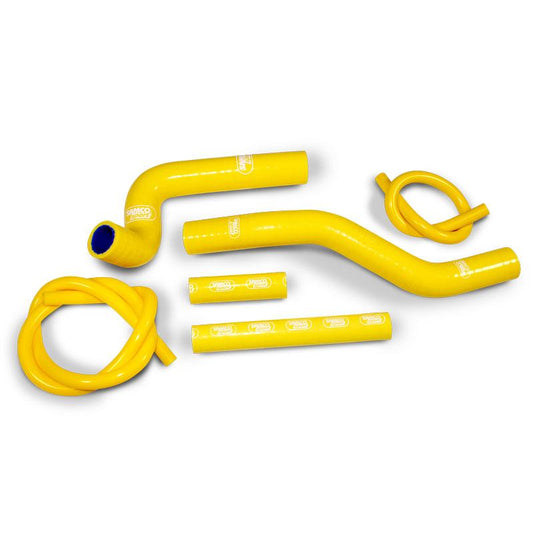 COOLANT HOSE 6 PIECE KIT YELLOW 01-12 SUZUKI 125 RM SAMCO SPORT SUZ-12-YE