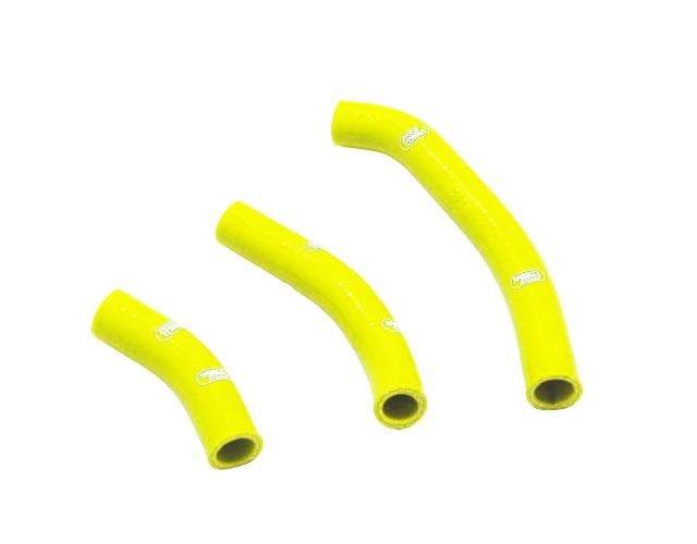 COOLANT HOSE 3 PIECE KIT YELLOW 88 SUZUKI 250 RM SAMCO SPORT SUZ-59-YE