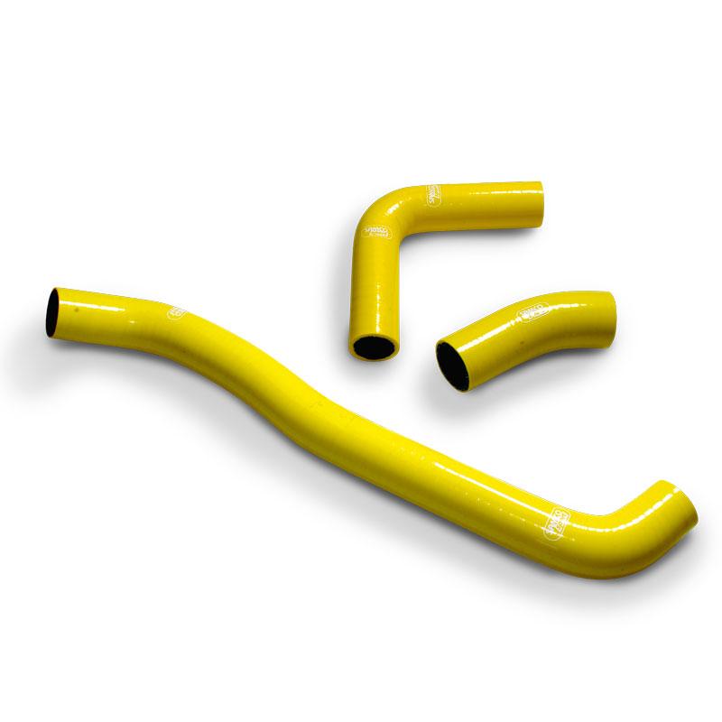 COOLANT HOSE 3 PIECE KIT YELLOW 00-16 SUZUKI 400 DR Z S SM SAMCO SPORT SUZ-25-YE