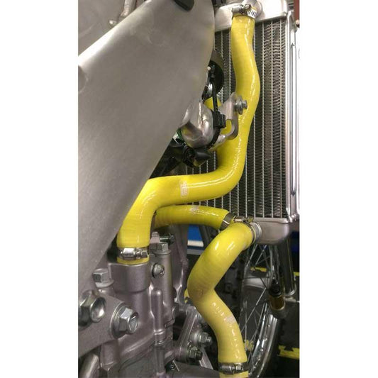 COOLANT HOSE 3 PIECE KIT YELLOW 15-17 SUZUKI 450 RM Z 'Y' RACE DESIGN SAMCO SUZ-53-YE