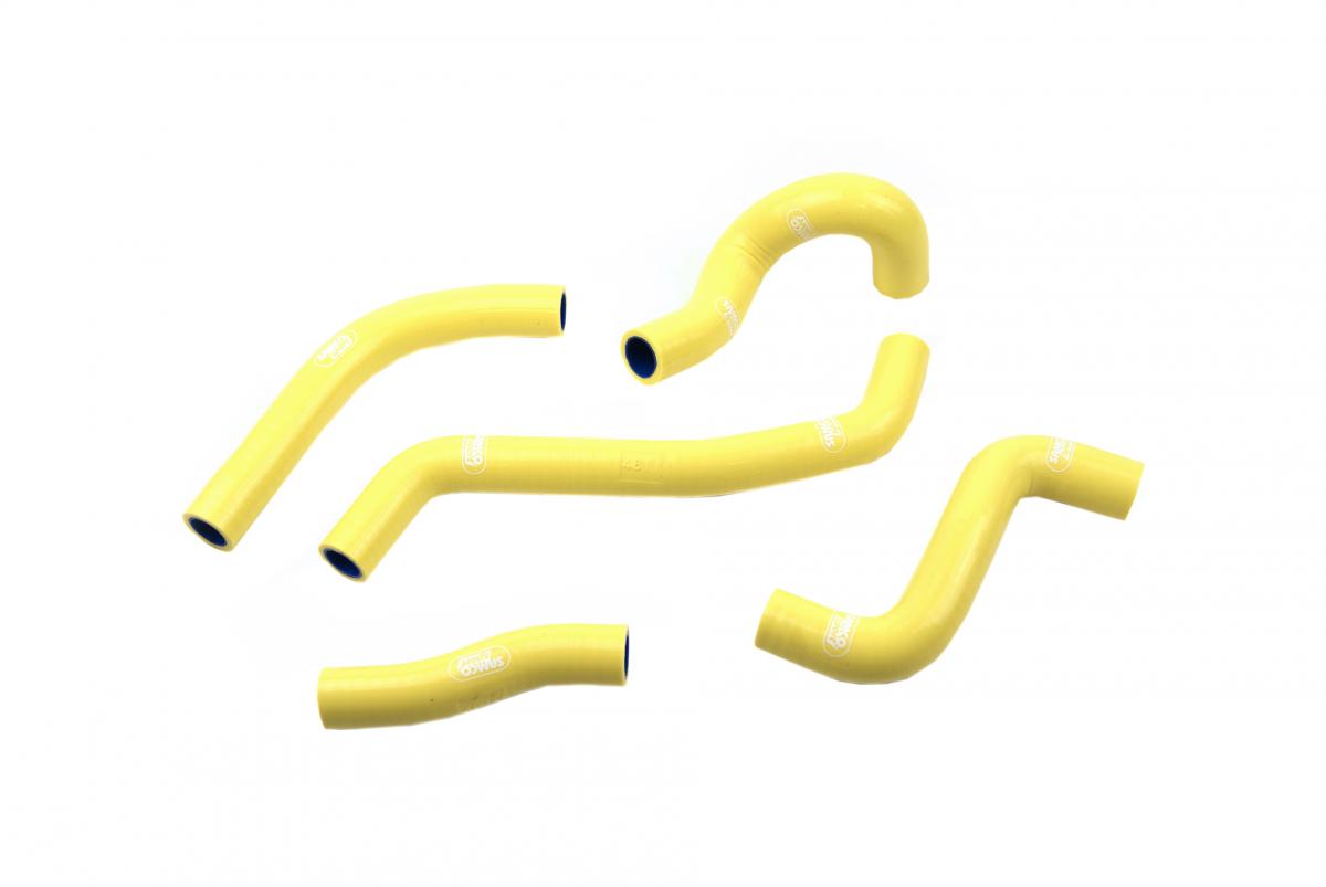 COOLANT HOSE 5 PIECE KIT YELLOW 15-17 SUZUKI 450 RM Z OEM DESIGN SAMCO SPORT SUZ-54-YE