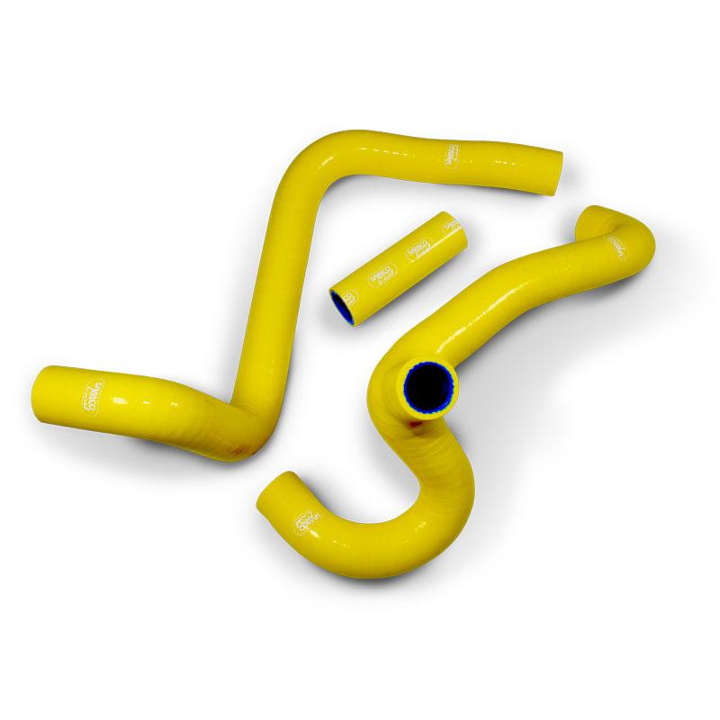 COOLANT HOSE 3 PIECE KIT YELLOW 18-26 SUZUKI 450 RM Z 'Y' RACE DESIGN SAMCO SUZ-62-YE