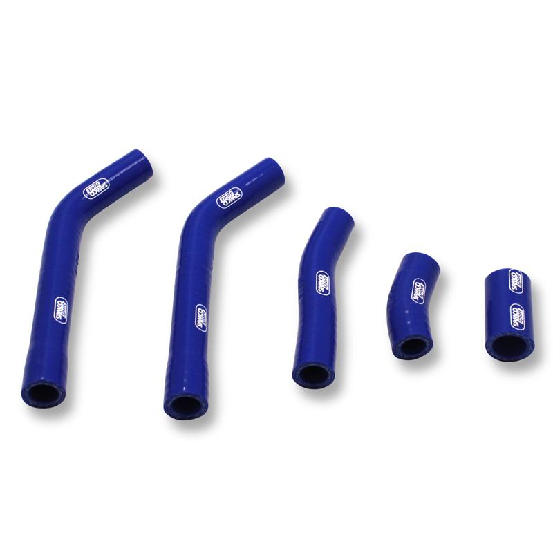 COOLANT HOSE 5 PIECE KIT BLUE 89-92 YAMAHA 125 YZ SAMCO SPORT YAM-74-BU