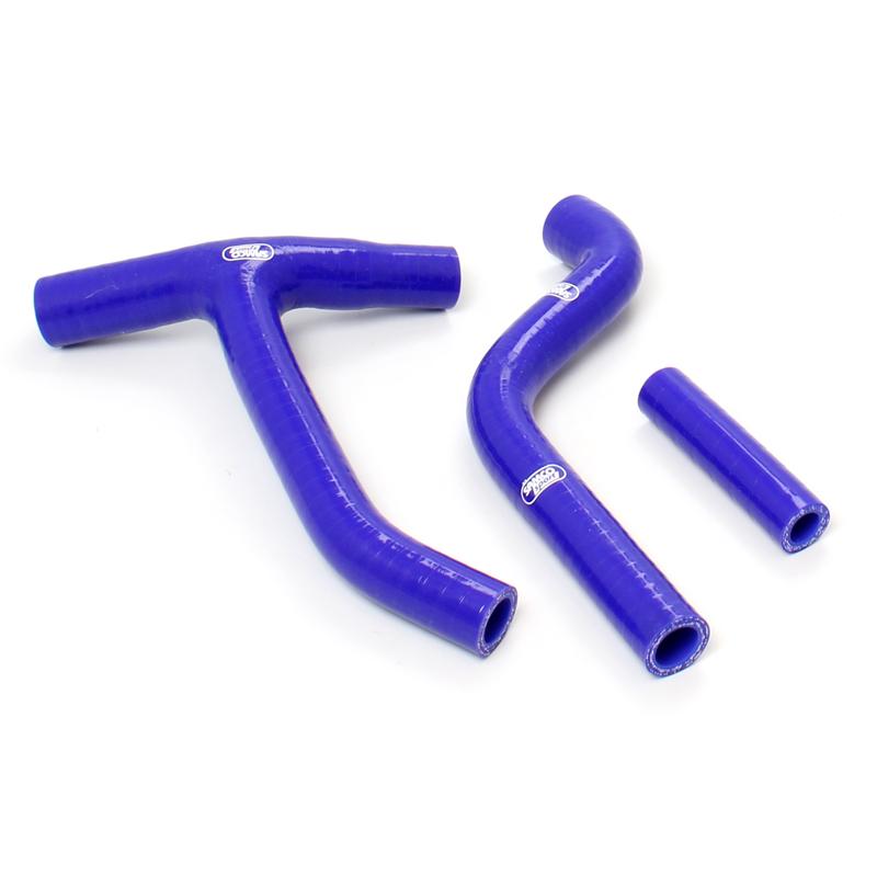 COOLANT HOSE 3 PIECE KIT BLUE 10-13 YAMAHA 250 YZ F 'Y' RACE DESIGN SAMCO SPORT YAM-39-BU