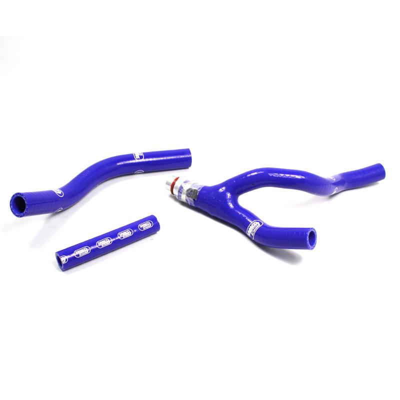 COOLANT HOSE 4 PIECE KIT BLUE 14-18 YAMAHA 250 YZ F 'Y' RACE DESIGN SAMCO SPORT YAM-64-BU