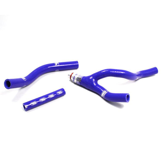 COOLANT HOSE 4 PIECE KIT BLUE 14-18 YAMAHA 250 YZ F 'Y' RACE DESIGN SAMCO SPORT YAM-64-BU