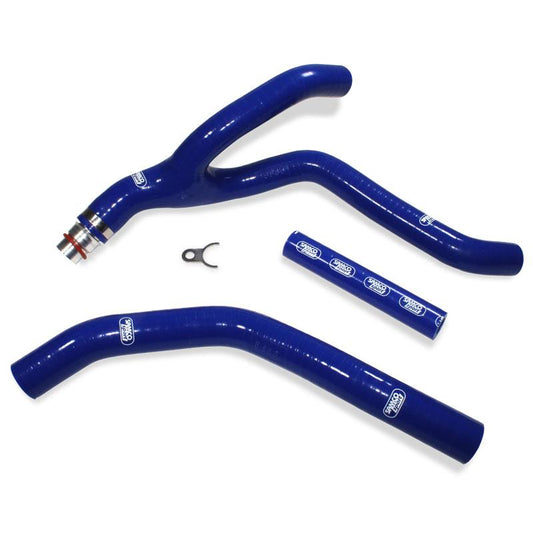 COOLANT HOSE 3 PIECE KIT BLUE 19-23 YAMAHA 250 YZ WR F 'Y' RACE DESIGN SAMCO YAM-92-BU