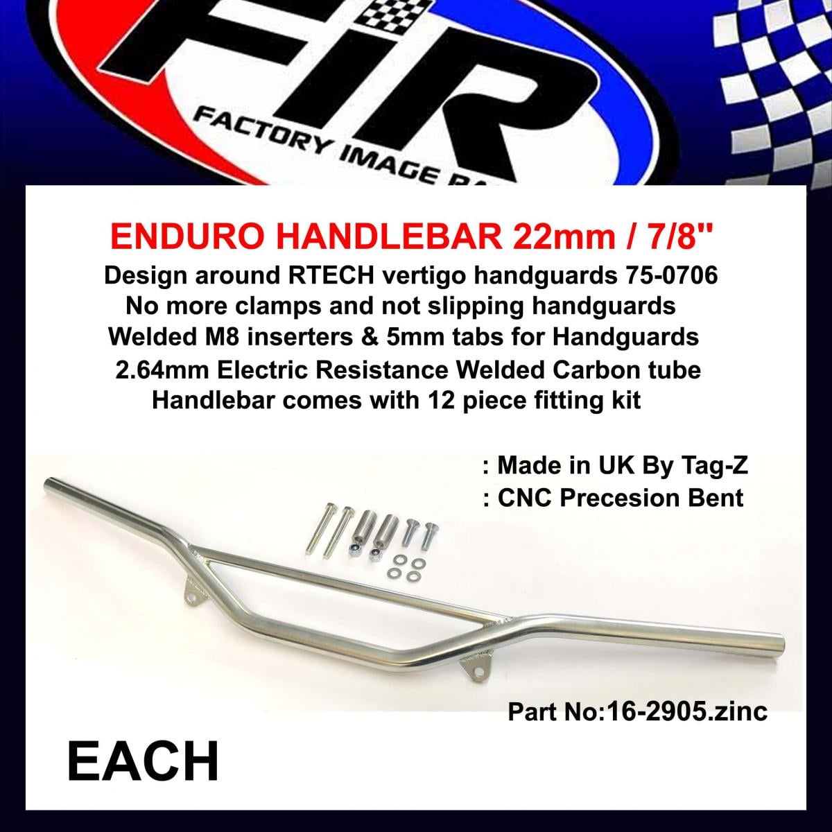 Factory Image Racing 22.2mm handlebars product photo