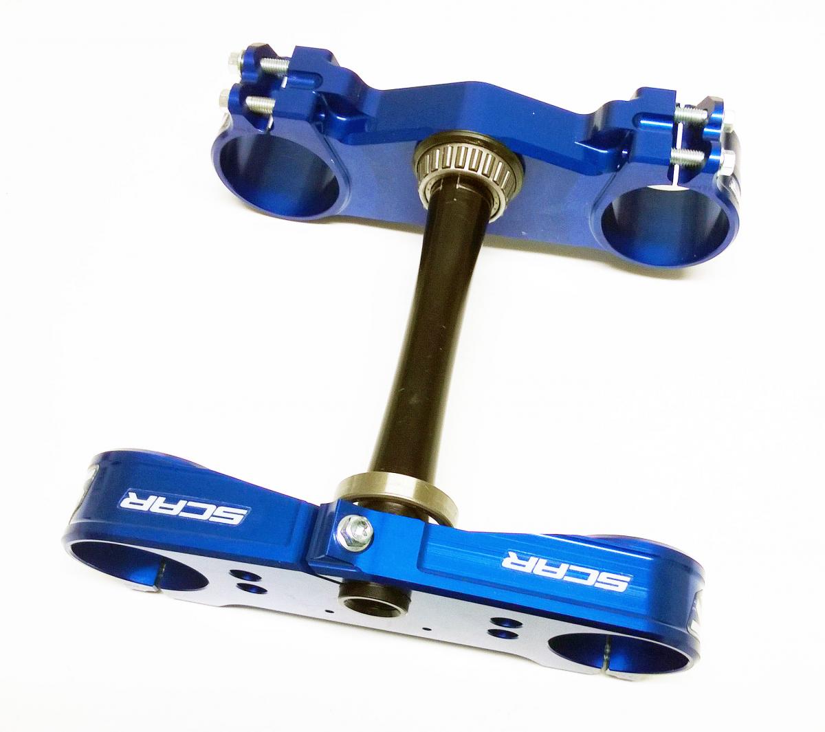 Scar Racing Triple Clamps Blue 13-23 Gasgas Husqvarna KTM Ec TC FC TE FE Tx Exc SX 125-501 22mm SCAR S5417B