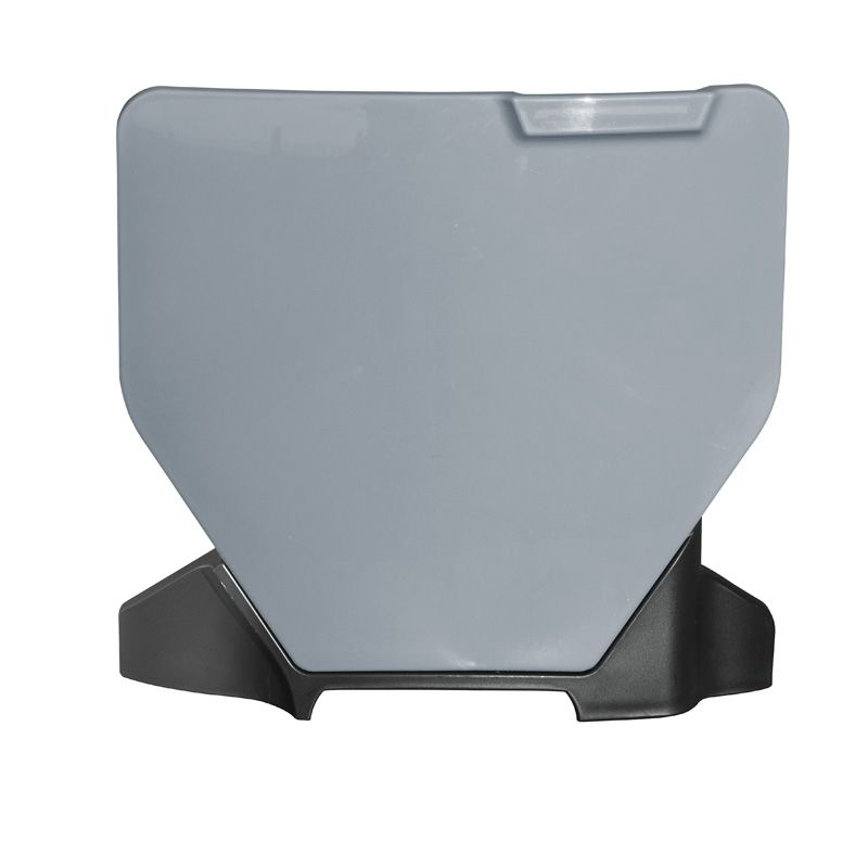 FRONT PLATE 2023-2025 HUSKY TC/FC, QUANTUM GREY/BLACK, RTECH R-TBHSQGRNR23